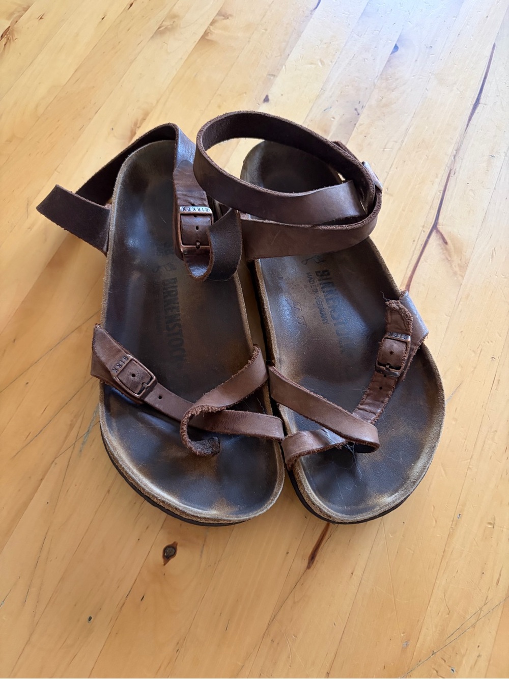Brown women’s Leather Sandals - Birkenstock’s